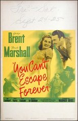 You Can't Excape Forever George Brent Brenda Marshall
