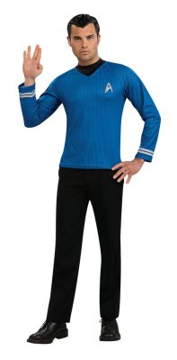 ADULT - STAR TREK Blue Shirt