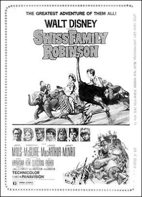 Disney Swiss Family Robinson Hohn Mills Sessue Hayakawa 1960