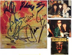 Scorpions Alien Nation CD signed by 7