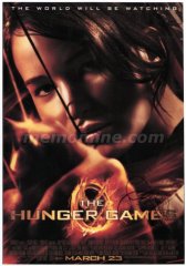 LAWRENCE JENNIFER The Hunger Games Original Autograph w/ COA
