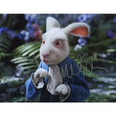 Alice in Wonderland Martin Sheen Rabbit Original Autograph w/ COA