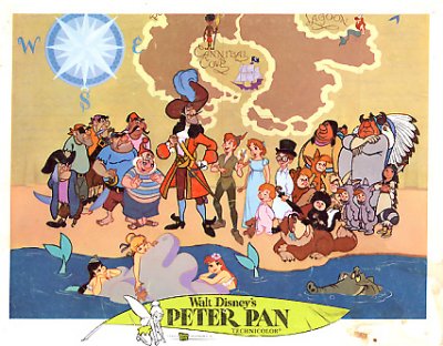 Peter Pan Disney 1969 Hook and Peter pictured with all #5