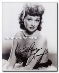 Ball Lucille signed Love Lucy