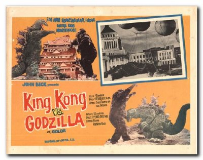 King Kong vs Godzilla great images both pictured