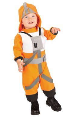 X-Wing Fighter Pilot Child Costume Star Wars Size NWBN, INF, TODD