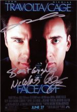 Face Off poster signed copy