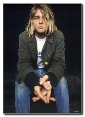 Kurt Cobain Sitting