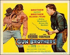 Gun Brothers Buster Crabbe 1956 # 1