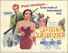 Port Afrique Pier Angeli Phil Carey 8 card set 1956