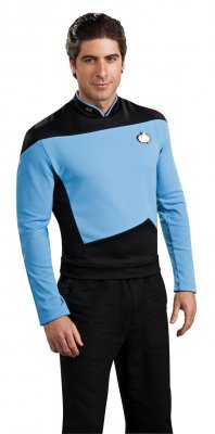 STAR TREK-NEXT GENERATION Adult Star Trek Next Generation Dlx. Sciences Uniform