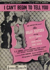 Dolly Sisters Betty Grable John Payne