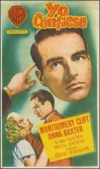I Confess Montgomery Clift Anne Baxter Hitchcock