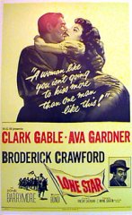 LONE STAR Clark Gable Ava Gardner
