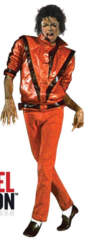 Michael Jackson RED THRILLER DELUXE JACKET Adult Costume PRE-SALE - Click Image to Close