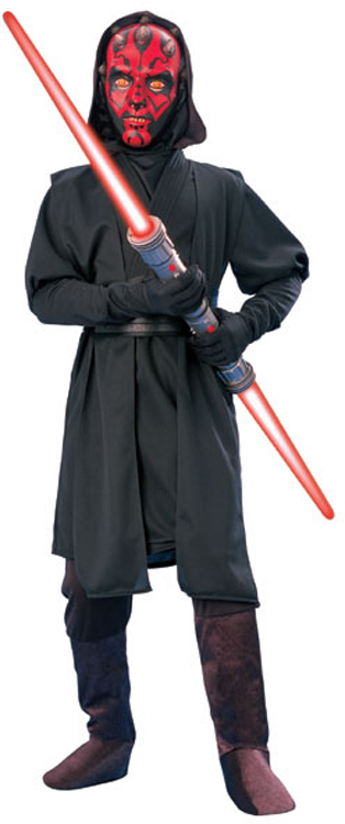 Darth Maul™ Star Wars Deluxe Child Costume Size 3-5 - Click Image to Close