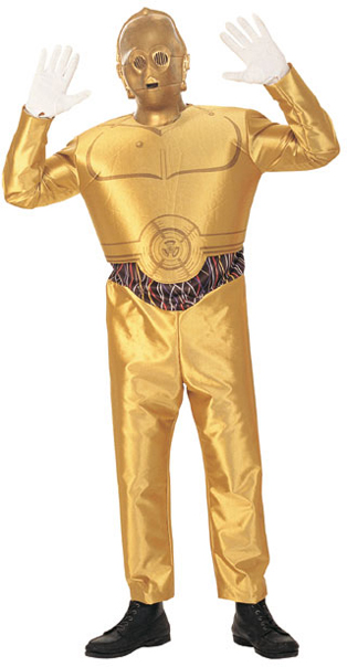 C-3PO™ Adult Costume Star Wars Size M - Click Image to Close