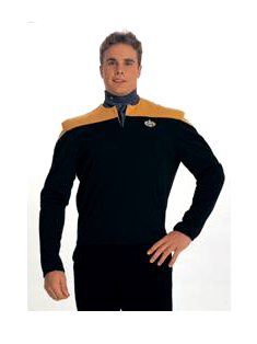 Star Trek Chief O'Brian Gold Large Adult