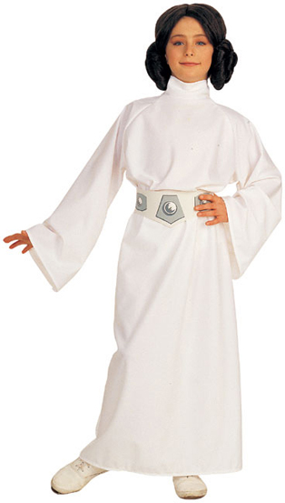 Deluxe Princess Leia™ Child Costume Star Wars Size S, M, L - Click Image to Close