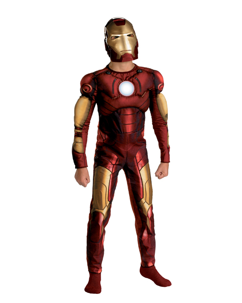 Iron Man Movie Classic Muscle Child Costume S, M, L - Click Image to Close