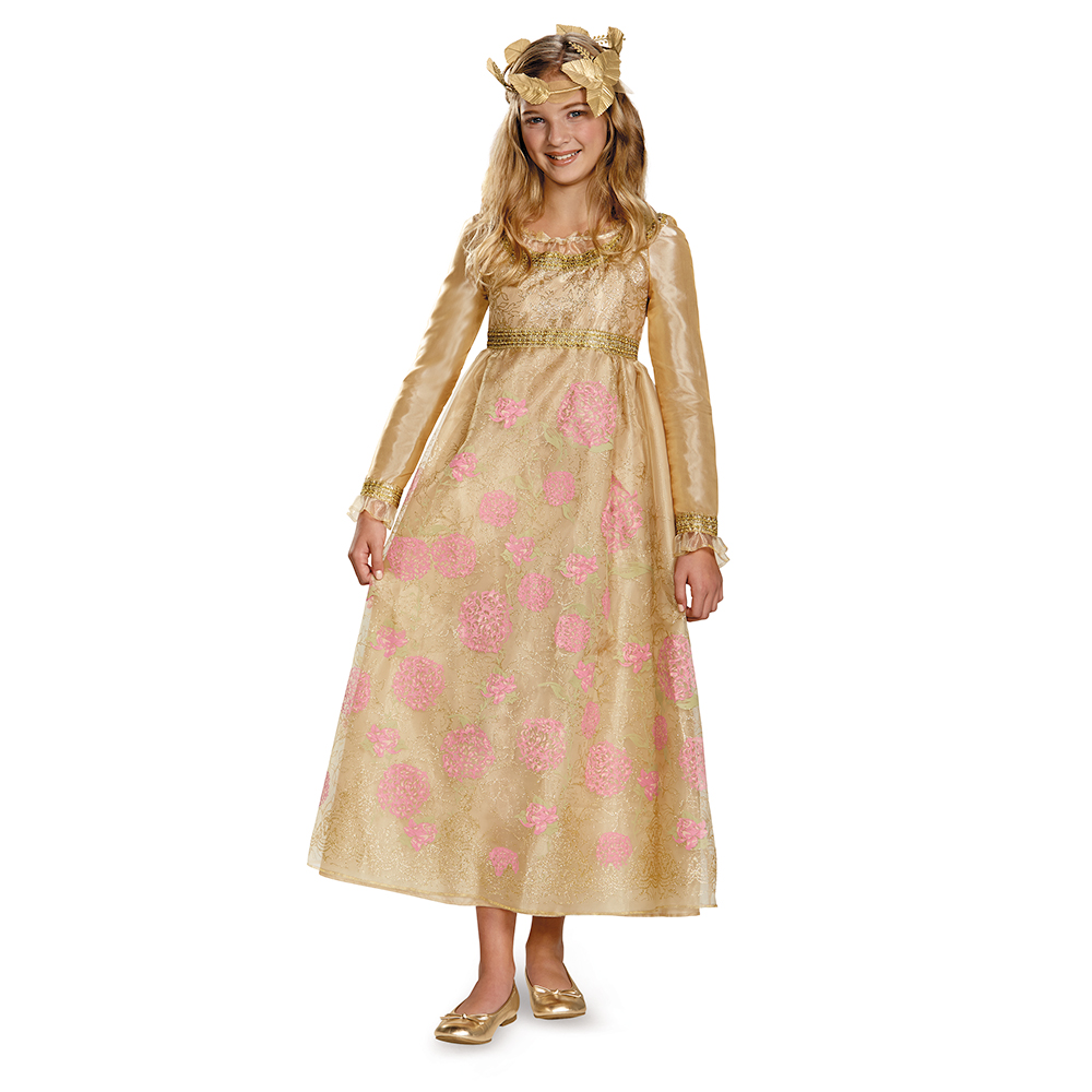 Maleficent Aurora Coronation Gown Child Prestige Costume - Click Image to Close