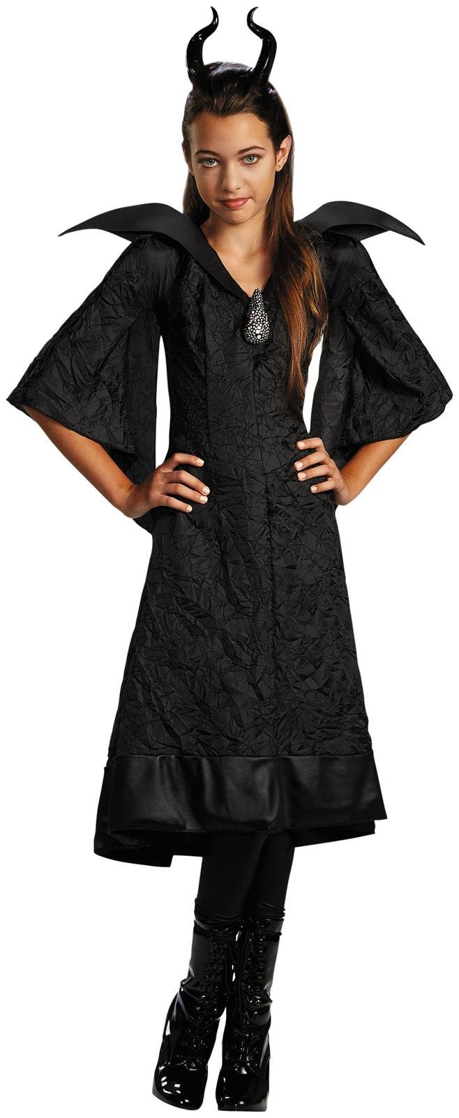 Maleficent Christening Black Gown Child Classic Costume - Click Image to Close