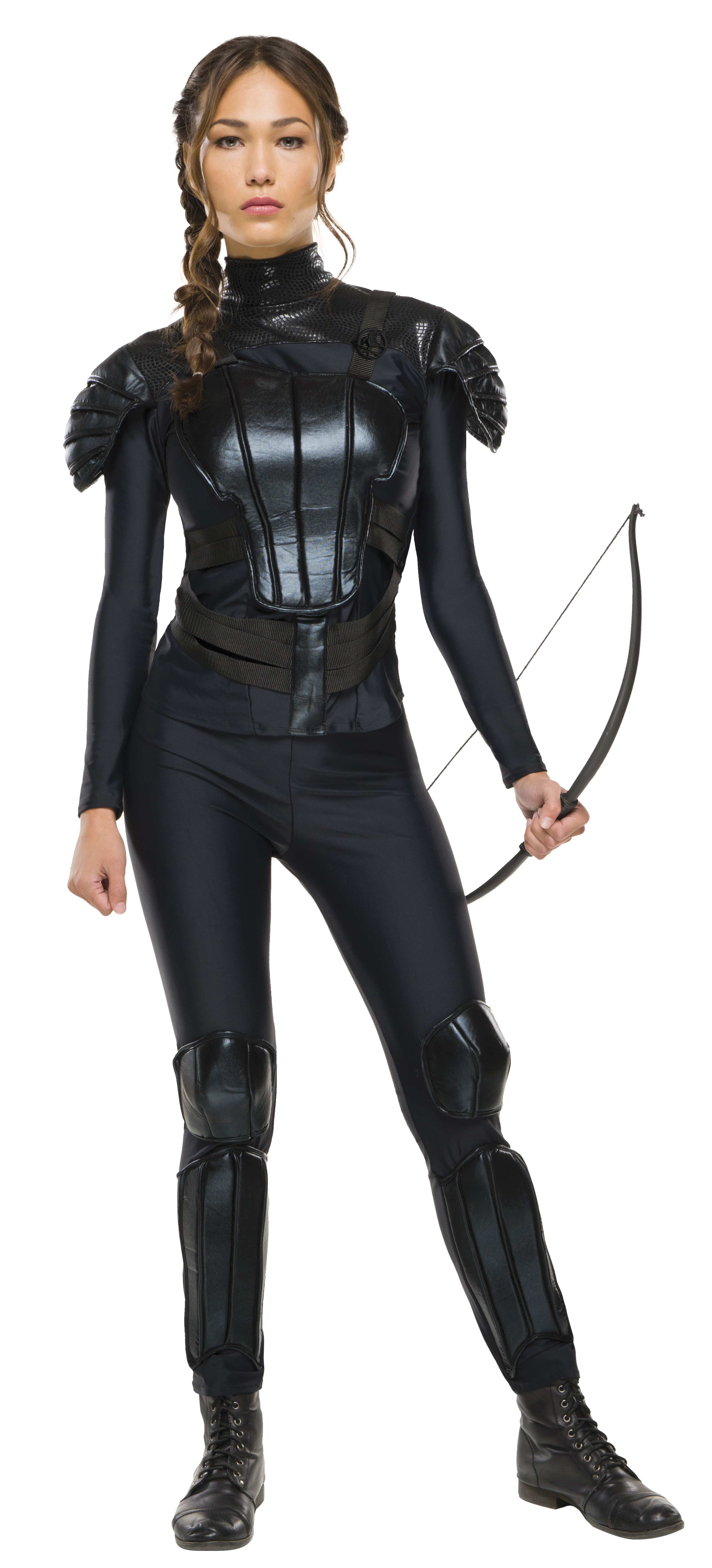 Hunger Games Katniss Rebel Deluxe Adult Costume Size XS,S,M,L - Click Image to Close
