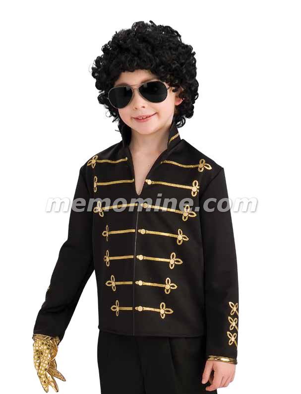 Michael Jackson BLACK MILITARY JACKET Child Costume PRE-SALE - Click Image to Close
