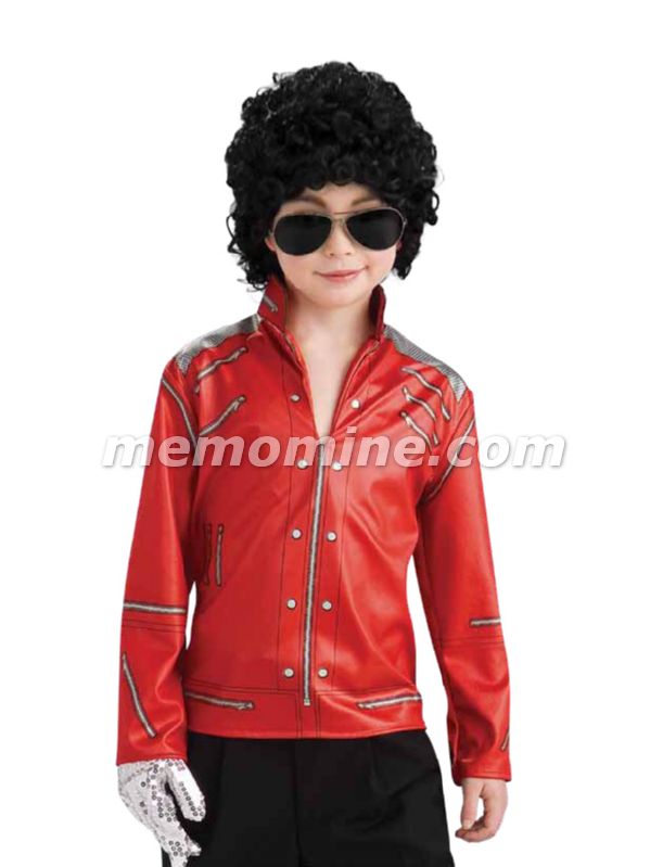Michael Jackson RED ZIPPER JACKET Child Costume PRE-SALE - Click Image to Close