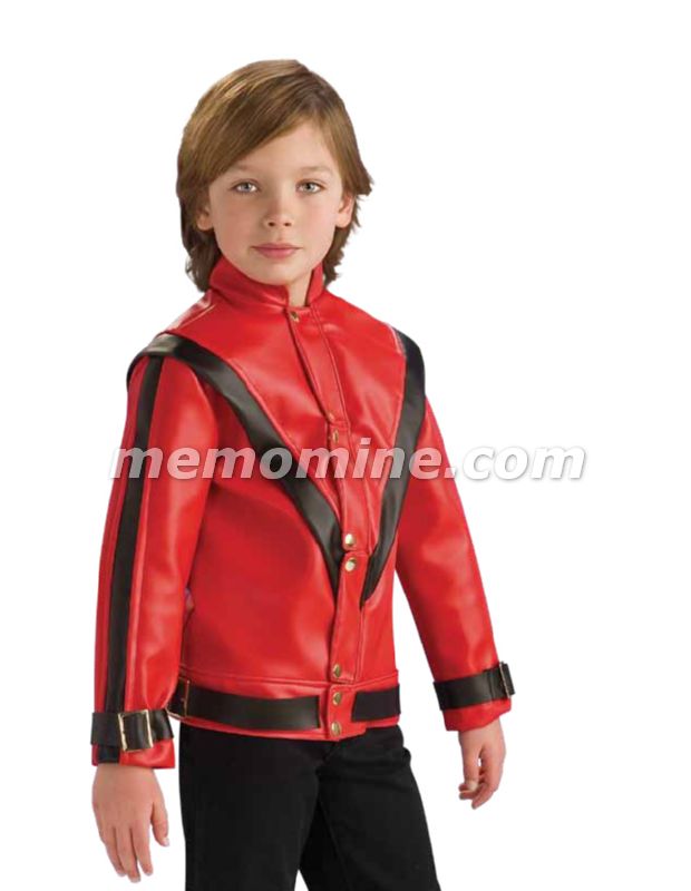 Michael Jackson RED THRILLER DELUXE JACKET Child Costume PRE-SALE - Click Image to Close