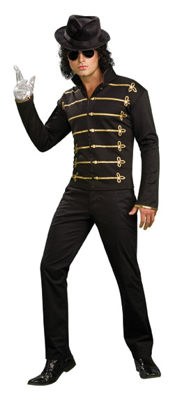 Michael Jackson BLACK MILITARY JACKET Adult Costume *IN STOCK* - Click Image to Close