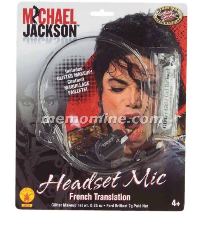 Michael Jackson MICROPHONE HEADPIECE **In Stock** - Click Image to Close
