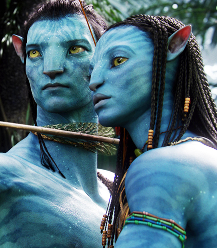 Avatar Movie Quality 8 x 10 glossy Jake Sully & Neytiri picture - Click Image to Close