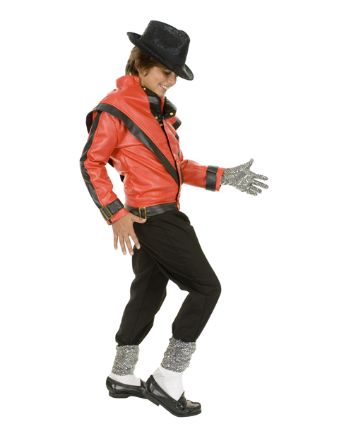 Michael Jackson RED THRILLER DELUXE JACKET Child Costume **IN STOCK** - Click Image to Close