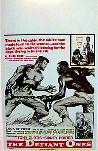DEFIANT ONES Tony Curtis Sidney Poitier - Click Image to Close