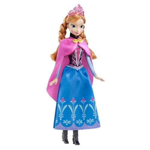 Frozen Disney Princess Sparkle Anna Fashion Doll - Click Image to Close