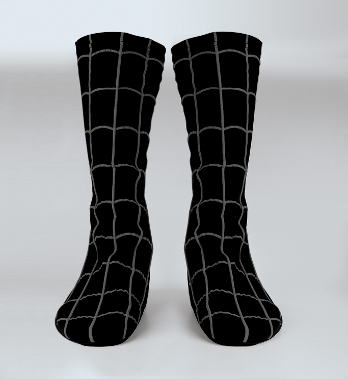 Child Black Spider-Man Nylon Boot Covers - Click Image to Close