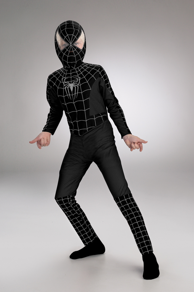 Child Black Spider-Man Costume 10-12 - Click Image to Close