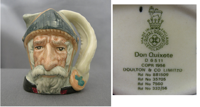 Don Quixote, Miniature D6511 - Click Image to Close