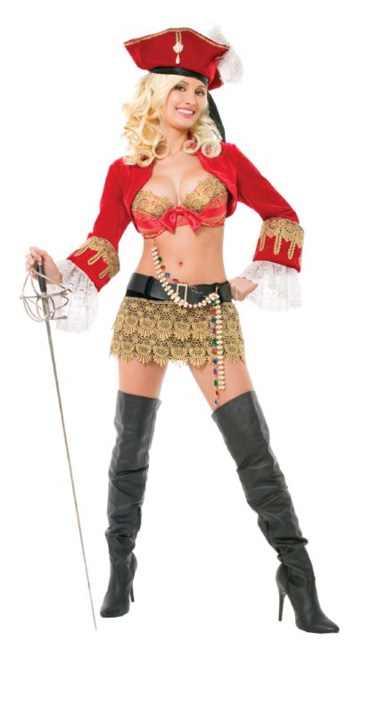 PLAYBOY Licensed Costume SCANDALOUS PIRATE XS, S, M - Click Image to Close