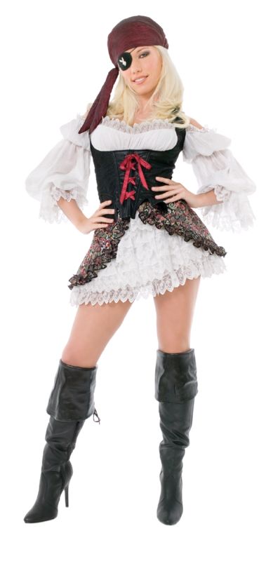 PLAYBOY Licensed Costume BUCCANEER BEAUTY XS, S, M, L - Click Image to Close