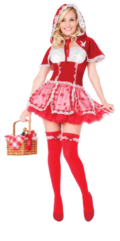 PLAYBOY Licensed Costume LITTLE RED VIXEN XS, S, M - Click Image to Close