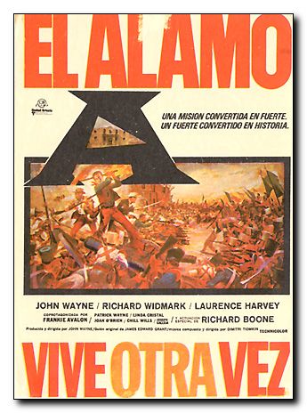 Alamo John Wayne Richaard Widmark Laurence Harvey Richard Boone - Click Image to Close