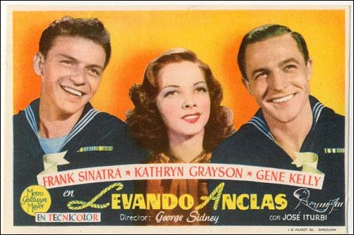 ANCHORS AWEIGH Gene KELLY Frank Kathryn Grayson SINATRA - Click Image to Close
