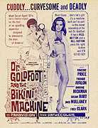 DR.GOLDFOOT AND THE BIKINI MACHINE Vincent Price, Frankie Avalon