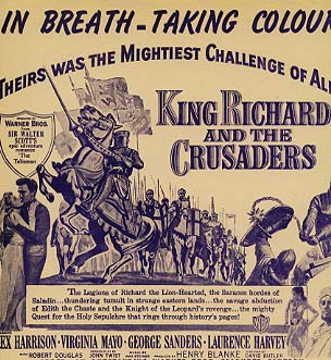 KING RICHARD AND THE CRUSADERS Rex Harrison, George Sanders - Click Image to Close
