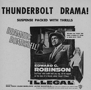 ILLEGAL Edward G.Robinson, Janes Mansfield - Click Image to Close
