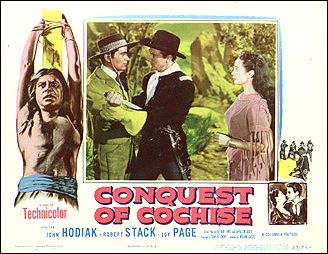 CONQUEST OF COCHISE 1953 8 card set