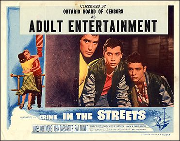 Crimes in the Streets Sal Mineo pictured