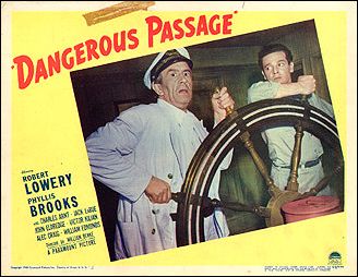 DANGEROUS PASSAGE card #2 from the 1944 movie. Staring Robert Lowery, Phyllis Brooks